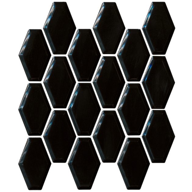 11x11 VIK NEO HEX BLACK MOSAIC - GLOSSY